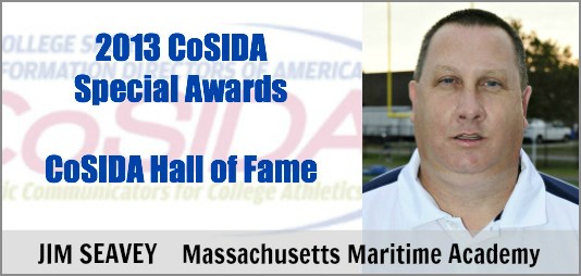 Special Awards Salute: Massachusetts Maritime's Jim Seavey to be inducted into CoSIDA Hall of Fame in Orlando